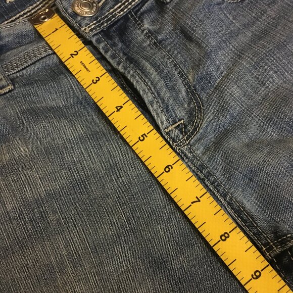 Bootlegger Blue Denim Skinny Easy Jeans - Picture 14 of 14